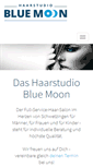 Mobile Screenshot of haarstudio-blue-moon.de